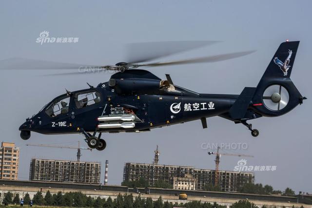 中国军贸出口添利器!直19E武装直升机首飞成功