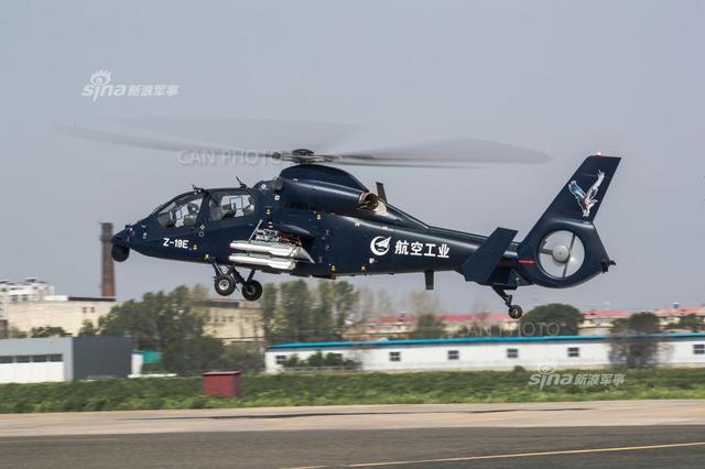 中国军贸出口添利器!直19E武装直升机首飞成功