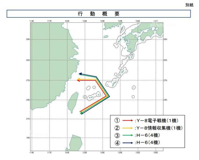 台军IDF战机拦截解放军轰6K战机:超近距离伴飞