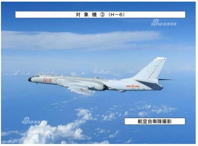 台军IDF战机拦截解放军轰6K战机:超近距离伴飞
