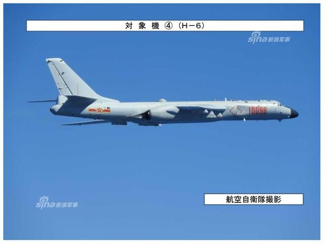 台军IDF战机拦截解放军轰6K战机:超近距离伴飞