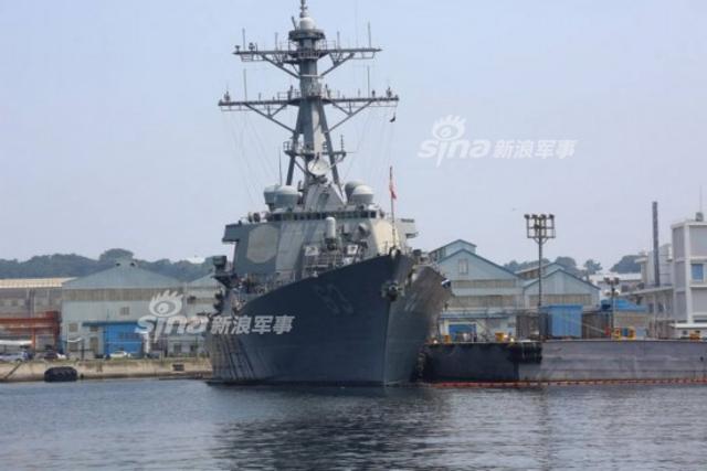 美军舰五次闯中国南海岛礁:最近又丢一名水兵
