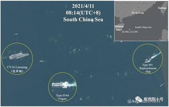 中国航母编队在南海逼出美国核潜艇？大概率是假的