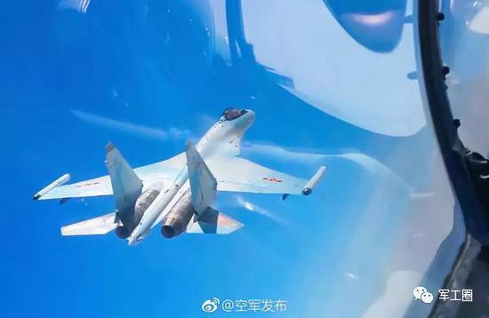 苏-35、轰-6K战巡南沙
