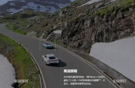 大疆无人机已经率先进入智能化层面,具有自动跟踪和防撞功能