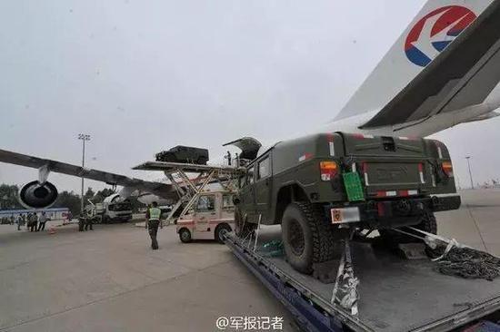 ▲轻高机部队可以很容易的由航空运输