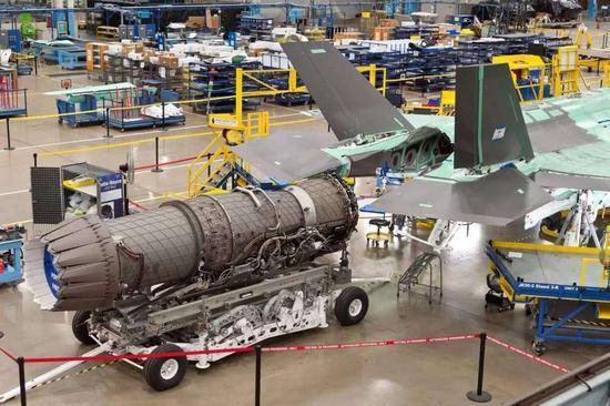 F35战机采用的F135发动机,新一代增推型已研发成功。