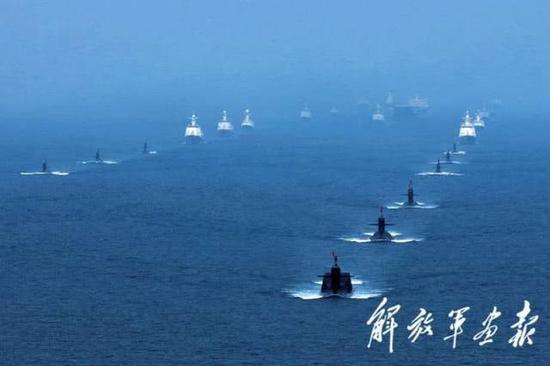 浩浩荡荡的中国新锐舰队