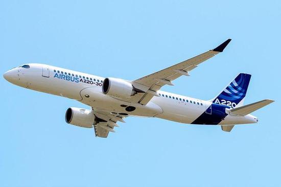 图片:空客A220,改了名的庞巴迪C系列新一代支线客机