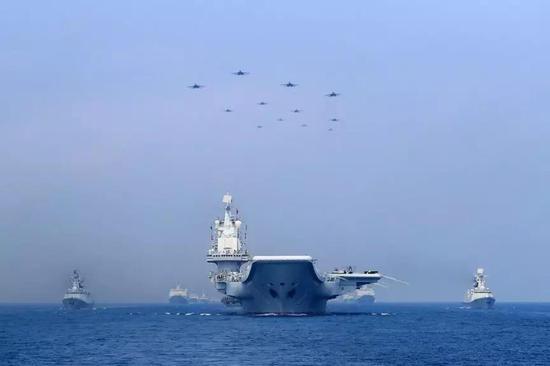 中国海军海上编队