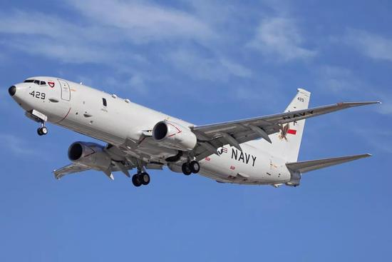 P-8A“波塞冬”反潜机(图源:Wikipedia)