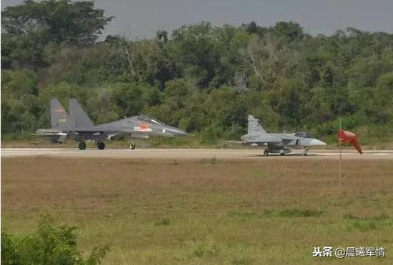中国空军与泰国空军的联合军演