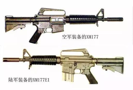 而越南装备的这一批长得很像Mk18的步枪实际上就是XM177的嫡系后代。