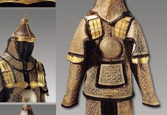 ▲中国古代铠甲前面后面都常见这样的圆形护甲,其实这是有一定历史“渊源的”