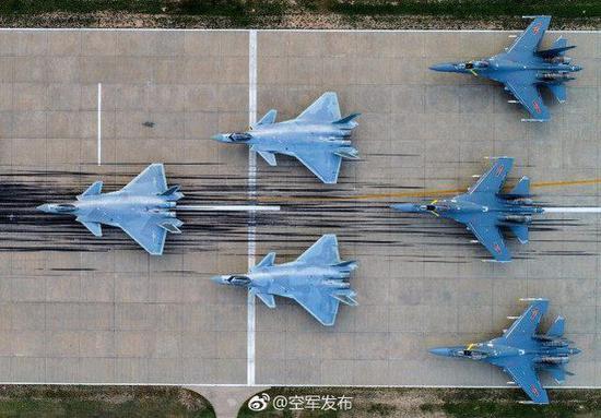 歼-20率领歼-16可打碎第一岛链的封锁