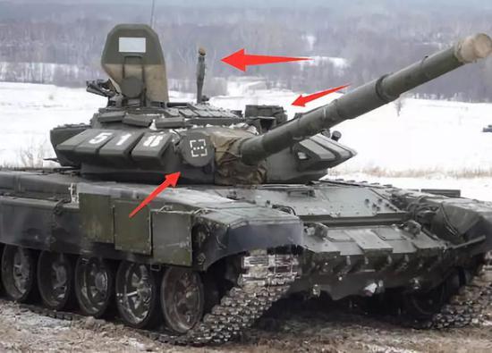 T-72BA的几个简易识别点