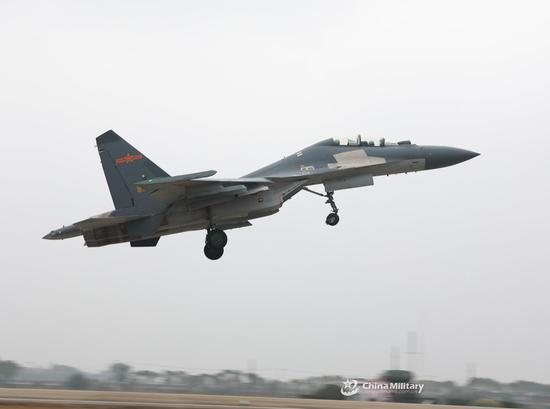 东部战区已经可以单方面压制台湾空军 图源:军网英文
