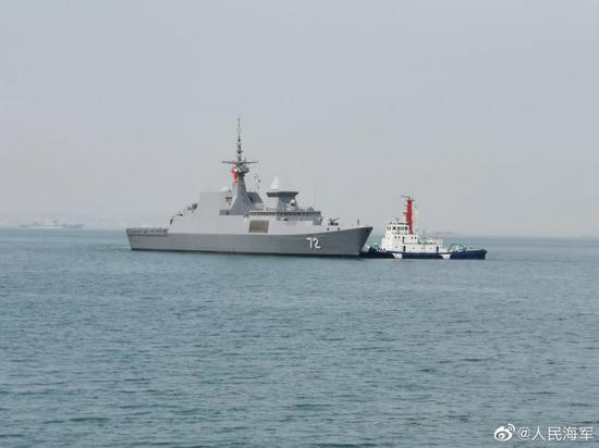 图片:坚强号,来自@人民海军官微