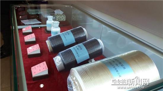 天顺公司展示碳纤维产品