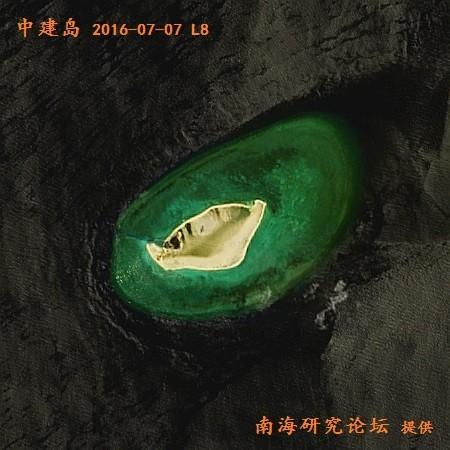 2016年7月7日的西沙中建岛