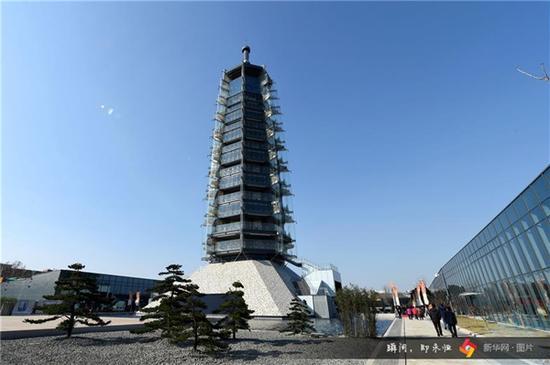 重建后的琉璃塔