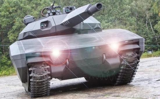 图片:波兰PL-01轻型坦克概念车。