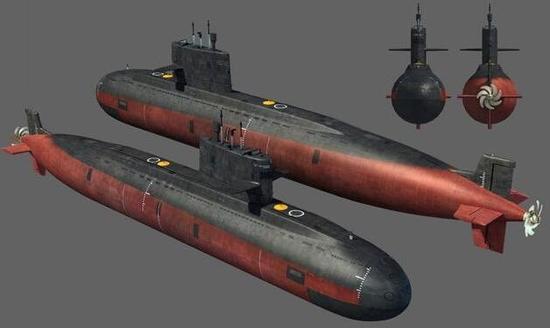 039A型潜艇CG图