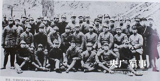 到达陕北后的红二方面军一部(资料图)