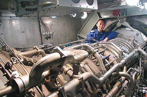 LM2500燃气轮机,我军仅装备了几台