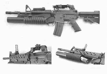 m203榴弹发射器最大射程400m