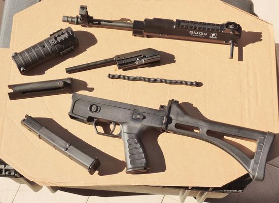 SDM-SMG9冲锋枪分解