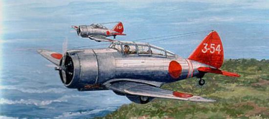 图片:日本海军航空兵美制2PA-B3战斗机,该机最初打算部署在台岛,以配合96式轰炸机的行动。