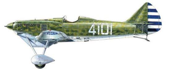 图片:中国空军4101号D.510C战斗机。