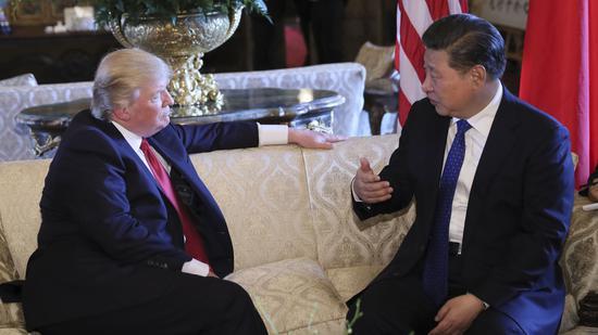 当地时间4月6日,国家主席习近平在美国佛罗里达州海湖庄园同美国总统特朗普举行中美元首会晤。