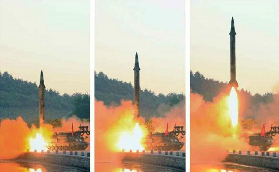 朝鲜5月29日试射了一枚命中误差仅为7米的火星-9型弹道导弹。
