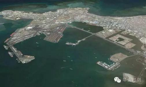 图为吉布提中国军港