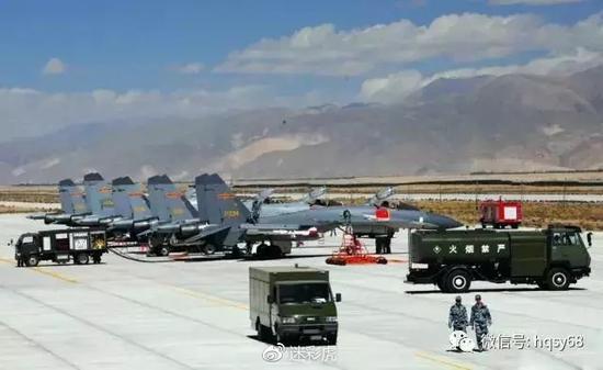 (图:中国空军驻藏机场)