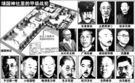 靖国神社里供奉的甲级战犯