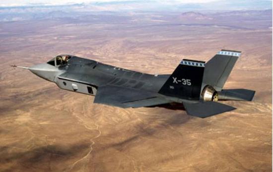 X-35原型机的尺寸重量都明显要小于F-35