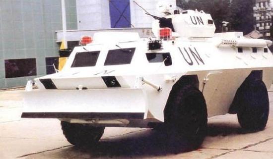 装备维和部队的中国GA06装甲安防车