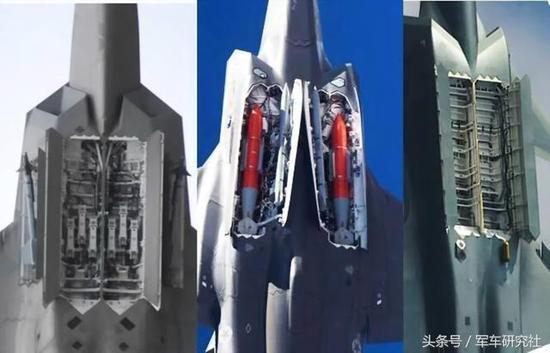 歼20弹舱和F-22太浅,一样不能挂载反舰导弹