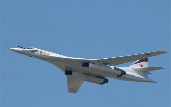 俄罗斯空天军图-160战略轰炸机,均生产于前苏联时期。