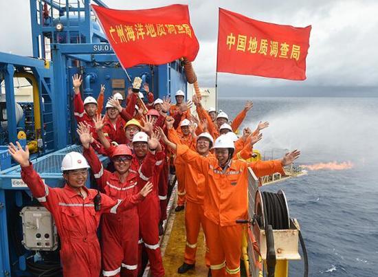 中国在可燃冰开采技术上已全球领先