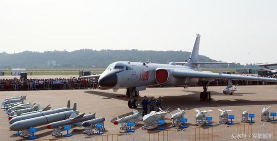(轰6K可以携带多种精确制导武器)