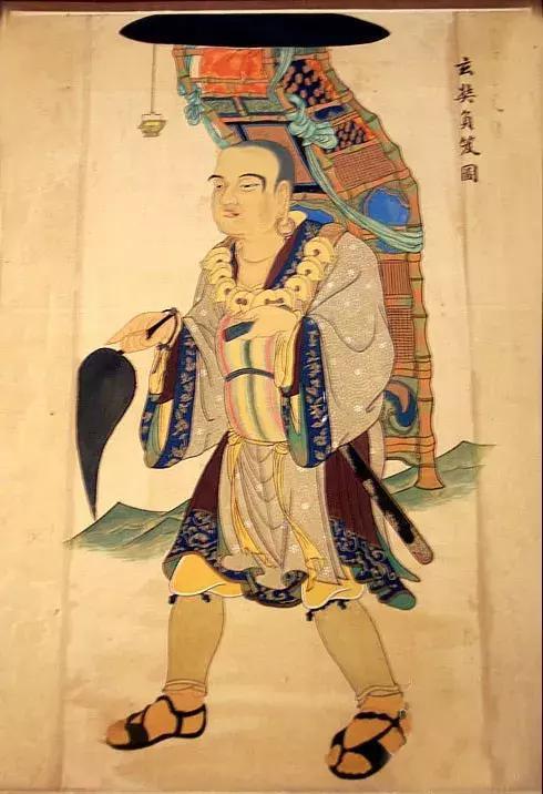 ▲大唐高僧玄奘画像