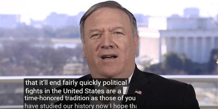 美国务卿回应政府何时开门:政治斗争是美光荣