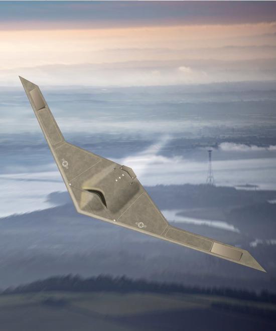 RQ-180隐身无人机想象图