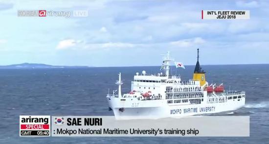第十二艘是韩国的木浦海洋大学教习船,新世界号。