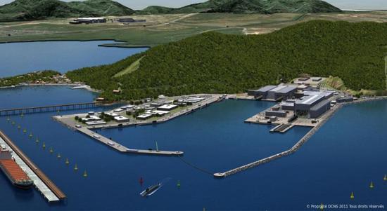 巴西海军潜艇基地设想图