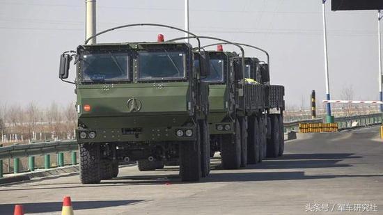 改进后的北奔H10系列重型越野军车